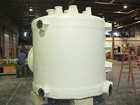 FRP tank used in mineral processing